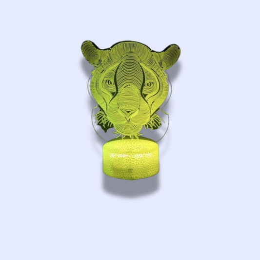 Lampe Led 3D Lion 16 color with remote