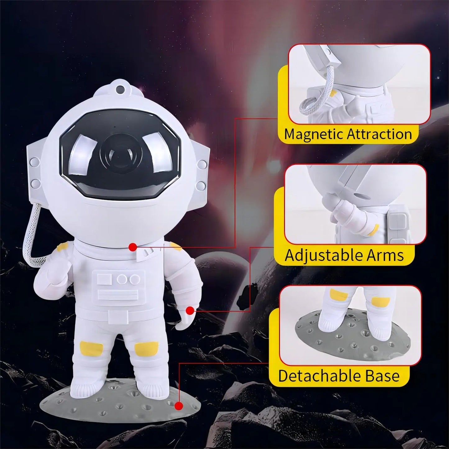 Lampe Veilleuse Projecteur Astronaute