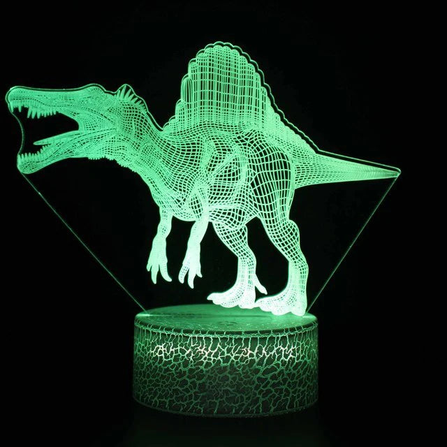 Veilleuses Dinosaures 3D Spinosaure